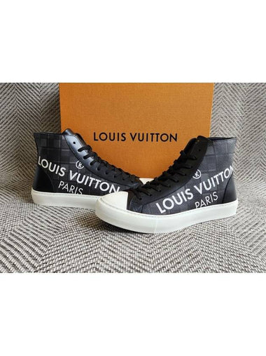 Damier high top sneakers - LOUIS VUITTON - BALAAN 1