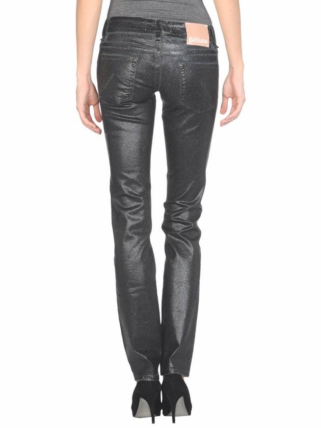 john Galliano pearl shining coated denim - JOHN GALLIANO - BALAAN 2