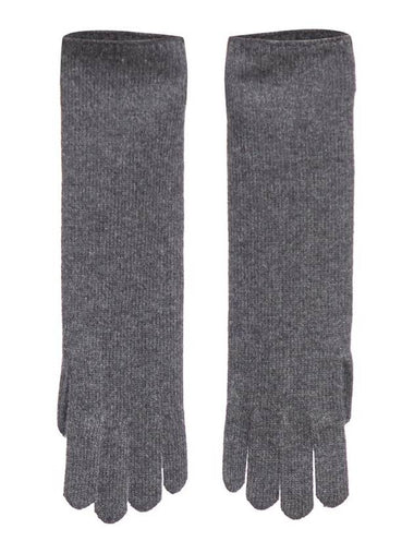 Knit Gloves Grey - MAX MARA - BALAAN 1