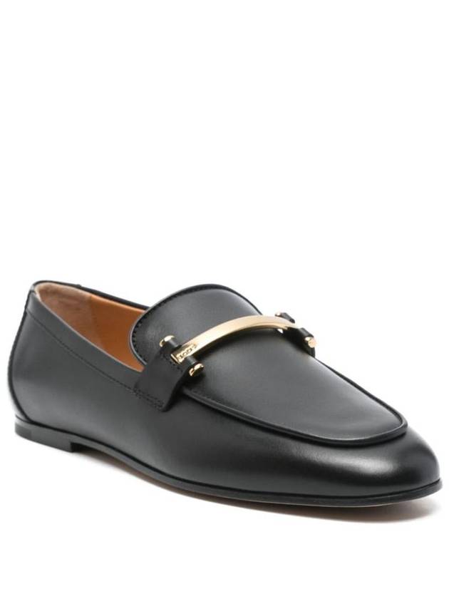 Tod'S Branded Metal Bar Leather Loafers Shoes - TOD'S - BALAAN 2