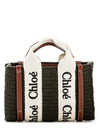 Women's Mini Woody Tote Bag Grey - CHLOE - BALAAN 1