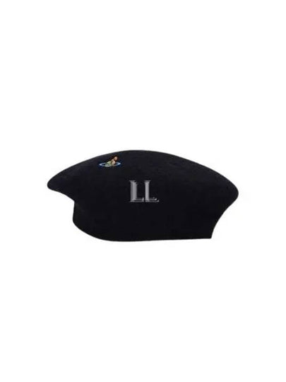 ORB Logo Beret Black - VIVIENNE WESTWOOD - BALAAN 2