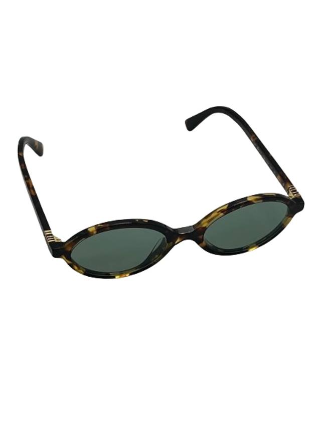 W Miu Miu Reguard Sunglasses Blue Lens Honey Tortoiseshell Acetate Alternative Fit - MIU MIU - BALAAN 1