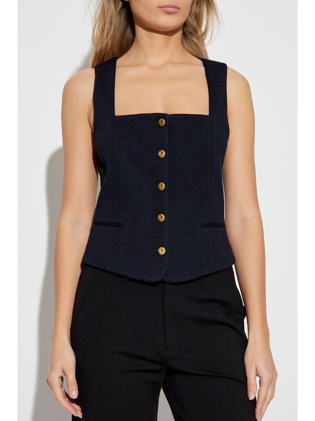 Rag & Bone  Vest Mariana, Women's, Navy Blue - RAG & BONE - BALAAN 3