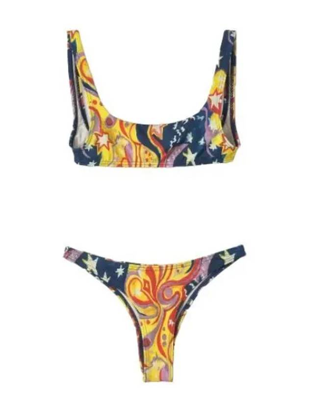 No Bacon City Stretch Jersey Bikini Royal Swimsuit - MARNI - BALAAN 1