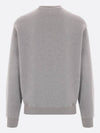 Rambling Fox Comfort Knit Top Sweatshirt Grey - MAISON KITSUNE - BALAAN 3