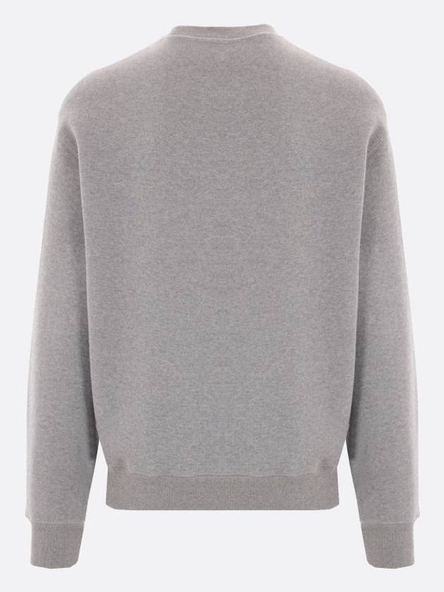 Rambling Fox Comfort Knit Top Sweatshirt Grey - MAISON KITSUNE - BALAAN 3