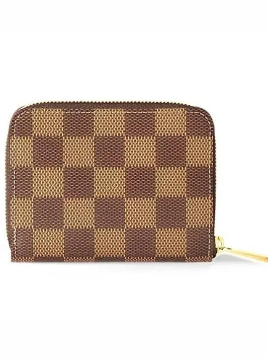 Damier Zippy Coin Coin Purse Brown - LOUIS VUITTON - BALAAN 2