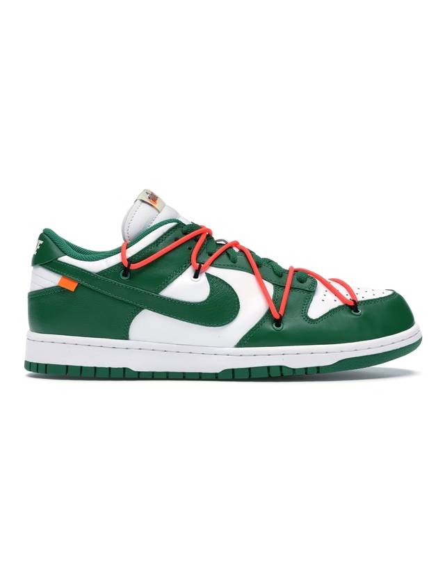 Off-White Dunk Low-Top Sneakers Pine Green - NIKE - BALAAN 1