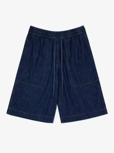 Wash Denim Shorts Pants Indigo YOTOSNM985INDIGOWASH - STUDIO NICHOLSON - BALAAN 1