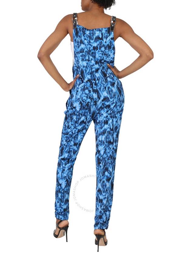 Burberry Ripple-Print Jumpsuit In Ink Blue, Brand Size 8 (US Size 6) - BURBERRY - BALAAN 3