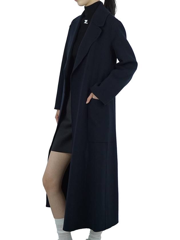 Paolore wool coat dark blue 2429016151600 012 - MAX MARA - BALAAN 5