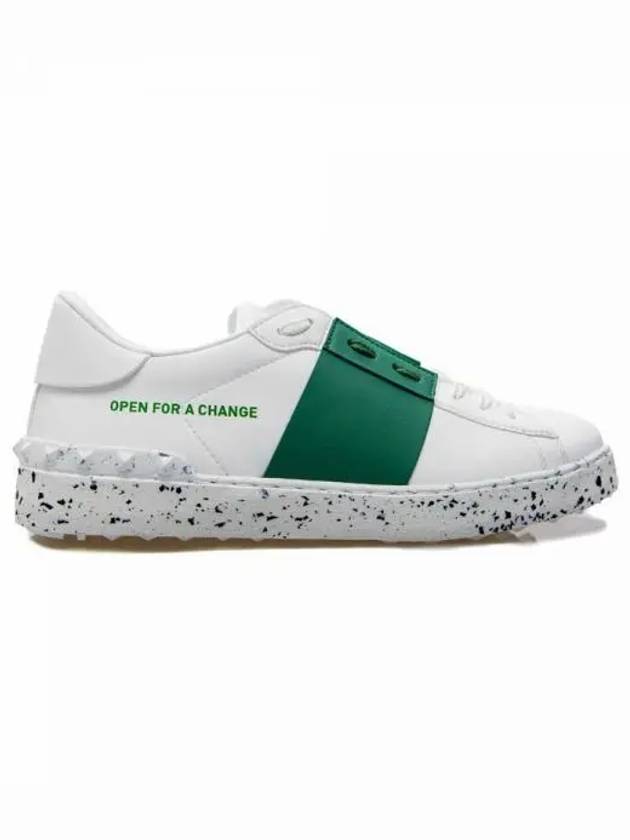 Hidden low top bio open for change sneakers white green women s shoes 236706 - VALENTINO - BALAAN 1