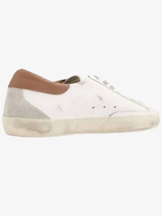 Superstar Brown Tab Sneakers White - GOLDEN GOOSE - BALAAN 3