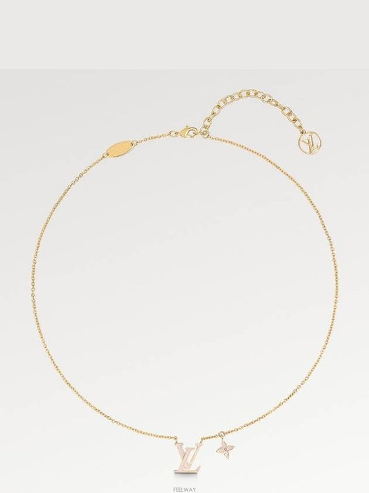 LV Iconic Enamel Necklace Gold - LOUIS VUITTON - BALAAN 2