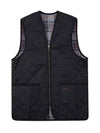 Quilted Waistcoat Zip In Liner Vest Black - BARBOUR - BALAAN 2