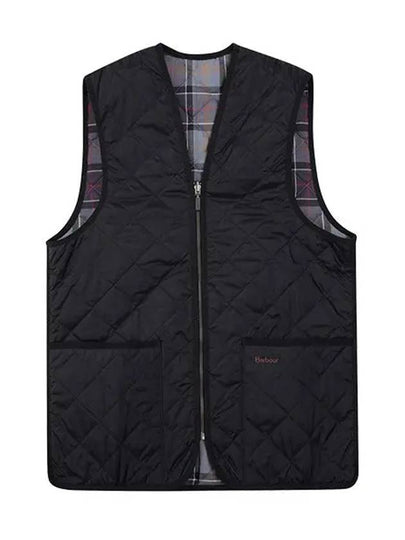 Quilted Waistcoat Zip In Liner Vest Black - BARBOUR - BALAAN 2