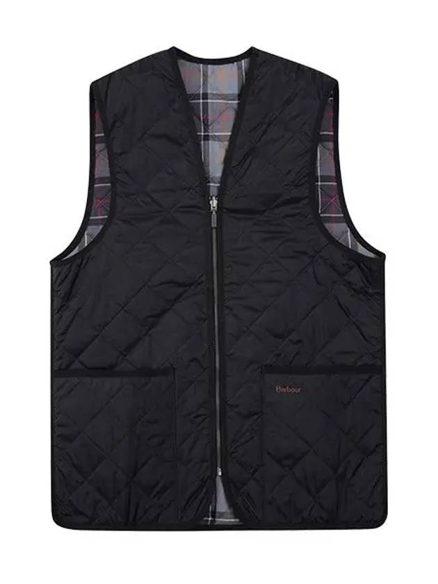 Quilted Waistcoat Zip In Liner Vest Black - BARBOUR - BALAAN 3