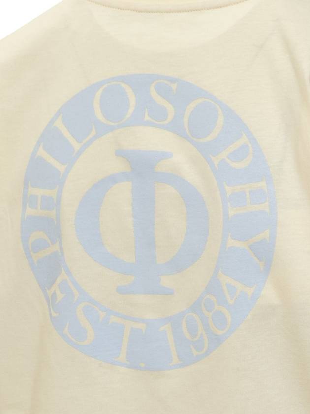 Philosophy Di Lorenzo Serafini T-Shirt With Logo - PHILOSOPHY DI LORENZO SERAFINI - BALAAN 3