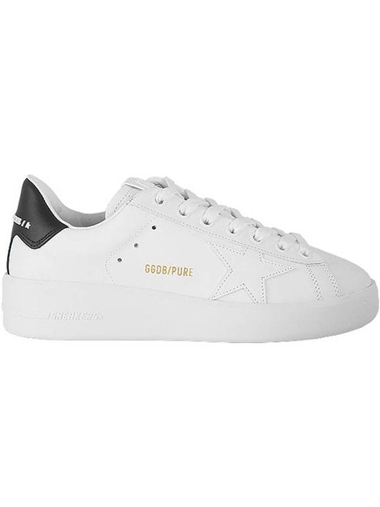 Pure Star White Black Tab Sneakers - GOLDEN GOOSE - BALAAN.