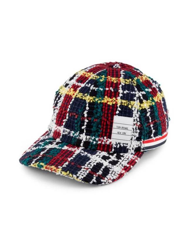 Classic Tartan Tweed Ball Cap - THOM BROWNE - BALAAN 2