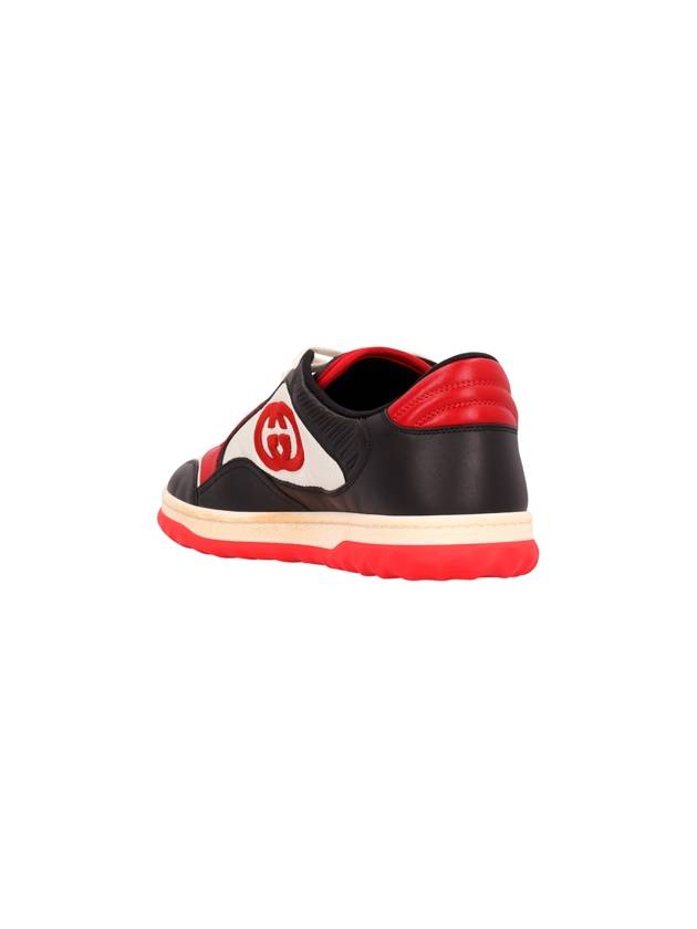 Mac80 Interlocking G Low Top Sneakers Red Black - GUCCI - BALAAN 4