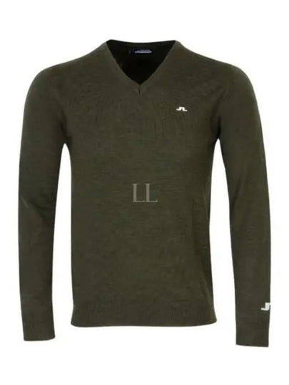 Men's Lymann Knit Sweater Forest Green - J.LINDEBERG - BALAAN 2