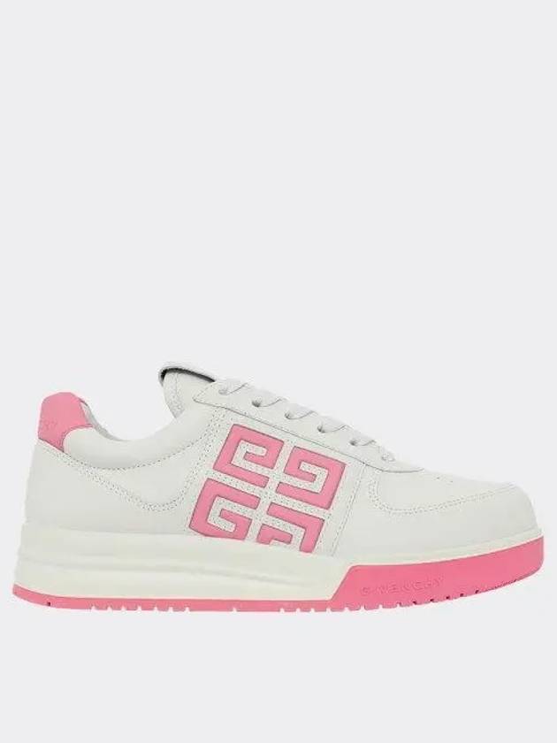 G4 Leather Low Top Sneakers Pink White - GIVENCHY - BALAAN 2