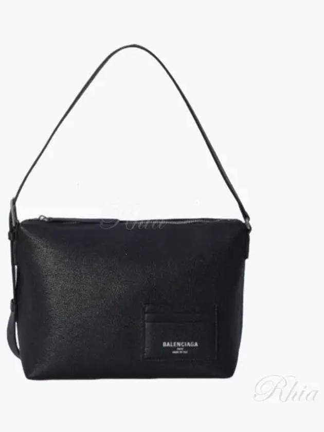 Small Leather Shoulder Bag Black - BALENCIAGA - BALAAN 2