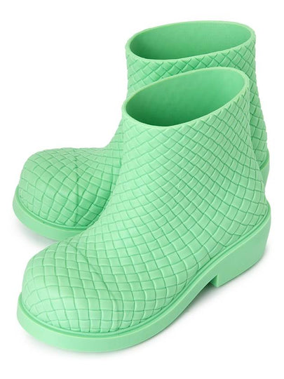 Fireman Rubber Rain Boots Green - BOTTEGA VENETA - BALAAN 2