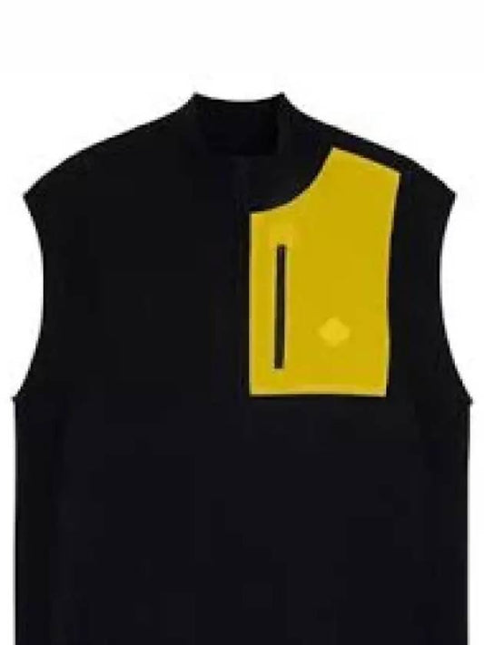 patch knit vest AMKW07014 9999 men - J.LINDEBERG - BALAAN 2