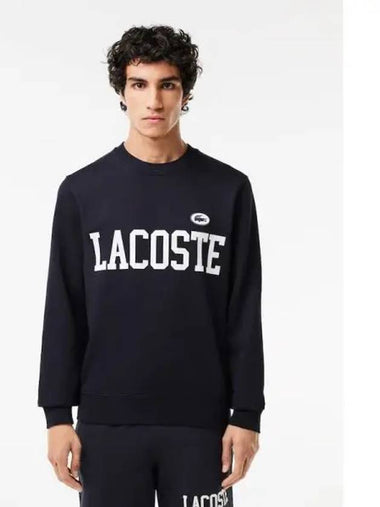 Men s logo print puff badge crew neck sweatshirt SH7420 54G HD domestic product GQ2N24013021170 - LACOSTE - BALAAN 1