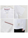 RWB Pocket Interlock Cotton Short Sleeve Polo Shirt White - THOM BROWNE - BALAAN 4