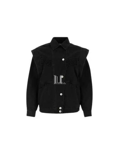 Hamon Denim Jacket Black - ISABEL MARANT - BALAAN 2