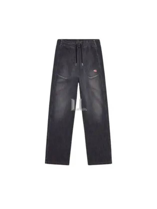 D Martians Track Jeans Black - DIESEL - BALAAN 2