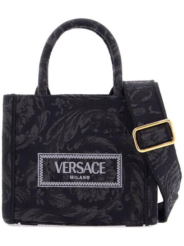 24FW Tote Bag 10152881A09741 2BM0V Black - VERSACE - BALAAN 2