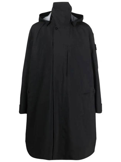 Shadow Gore-Tex Long Single Coat Black - STONE ISLAND - BALAAN 2