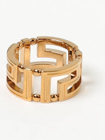 Versace Greca ring in brass - VERSACE - BALAAN 1