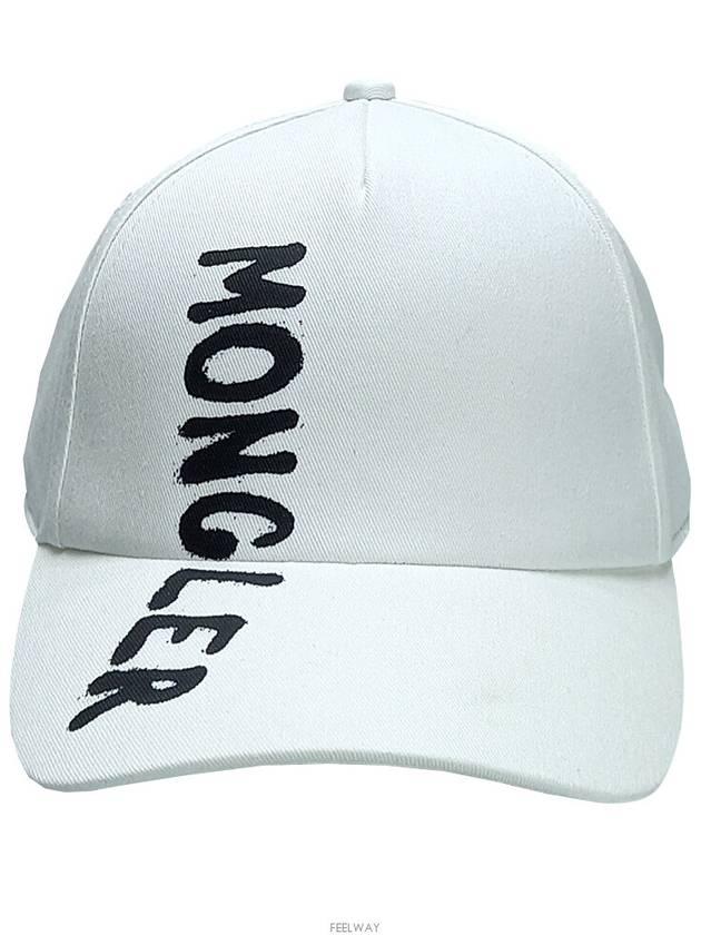 logo embroidered ball cap white - MONCLER - BALAAN 2