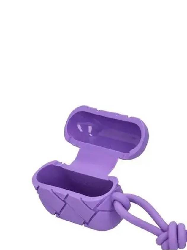 Bottega Veneta Detachable Strap Silicone AirPods Pro Case Purple - BOTTEGA VENETA - BALAAN 4