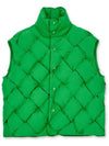 Intrecciato Weaving Padding Vest Green - BOTTEGA VENETA - BALAAN 2