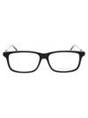Eyewear Square Acetate Eyeglasses Black - BOTTEGA VENETA - BALAAN 1
