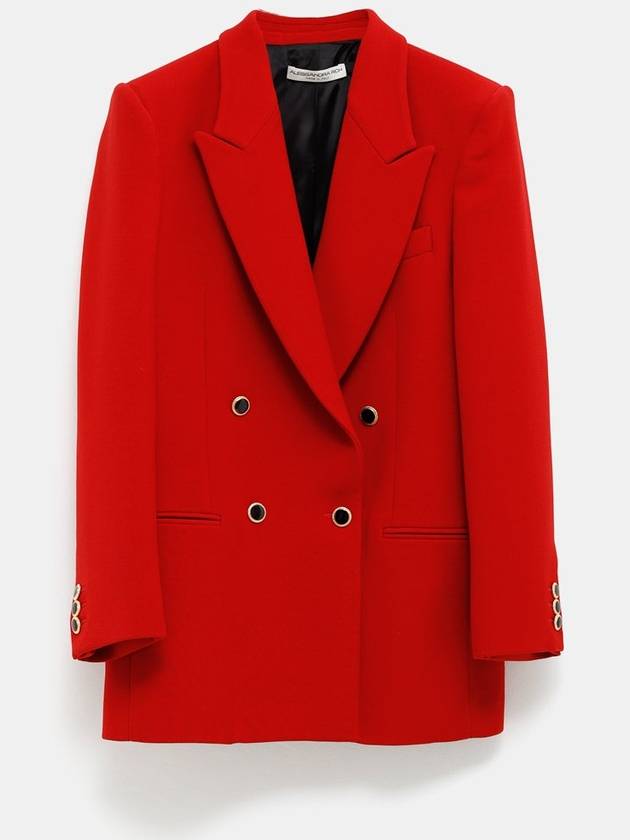 Double breasted oversized jacket red - ALESSANDRA RICH - BALAAN 2