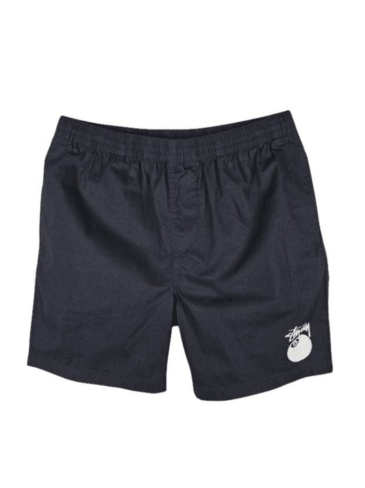 8 Ball Shorts Black - STUSSY - BALAAN 1