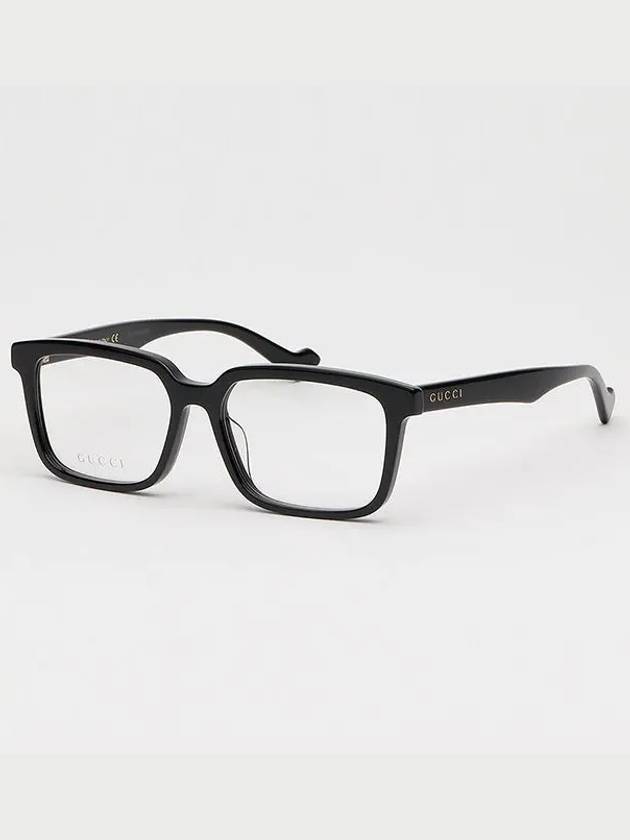 eyewear logo horn-rimmed glasses black - GUCCI - BALAAN 7