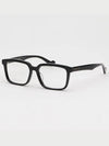 eyewear logo horn-rimmed glasses black - GUCCI - BALAAN 6