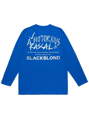 Rascal Long Sleeve T-Shirt Blue - BLACKBLOND - BALAAN 1