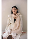 Cashmere Pashmina Muffler Beige - WILL'O THE WISP - BALAAN 4