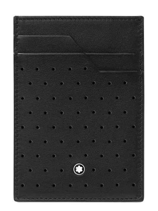 leather card wallet black - MONTBLANC - BALAAN.