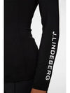 Asa Soft Compression High Neck Long Sleeve T-Shirt Black - J.LINDEBERG - BALAAN 7